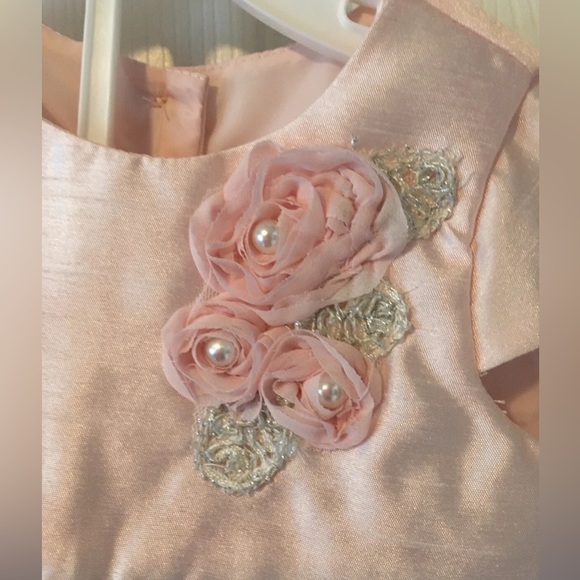 Marmelata Classics Infant Girls 2piece Party Dress, pink tule satin Sz 3/6 NWT - Picture 5 of 8